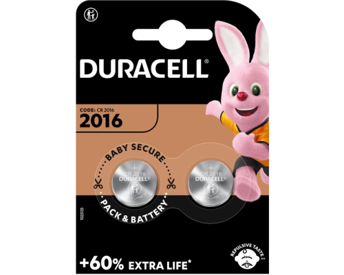Батарейка Duracell CR 2016 / DL 2016 Батарейка Duracell CR 2016 / DL 2016
