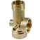 З'єднувач п'ятивихідний 90мм 1"М×1"F×1"F×1/4"M×1/4"F AQUATICA (779597)  =210 грн