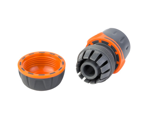 Конектор 1/2" швидкознімний для шланга 3/4" (ABS+TPR) FLORA (5015544) Конектор 1/2" швидкознімний для шланга 3/4" (ABS+TPR) FLORA (5015544)
