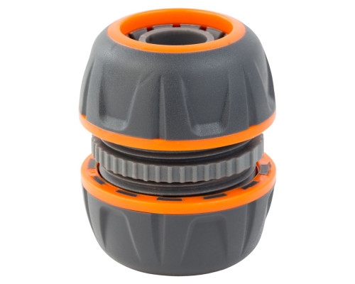 Муфта ремонтна для шланга 1/2" (ABS+TPR) FLORA (5015644) Муфта ремонтна для шланга 1/2" (ABS+TPR) FLORA (5015644)