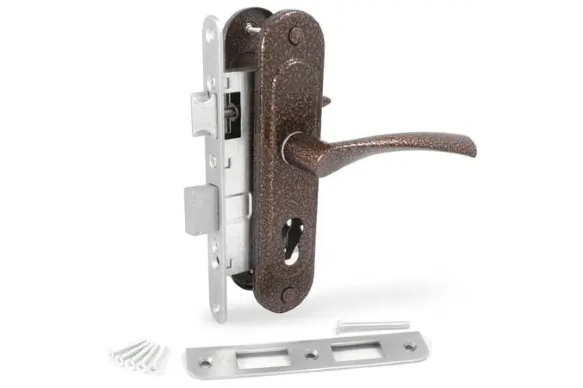 Замок врізний Арико ЗВ4-У (з ручкою, без/циліндра) (Україна)