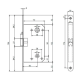 Засувка Apecs 5300(UA)-WC-CR